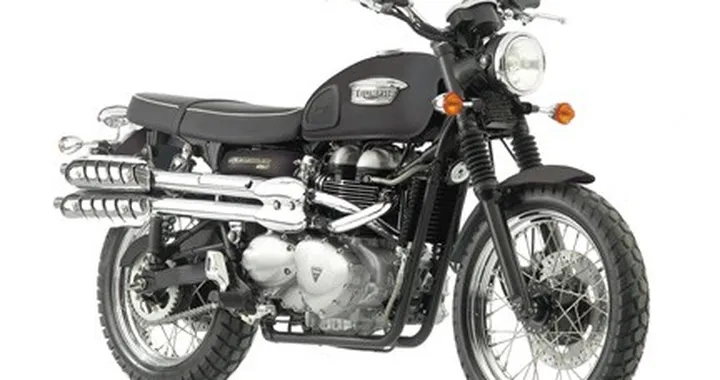 Nuova Triumph Scrambler "Matt Black"