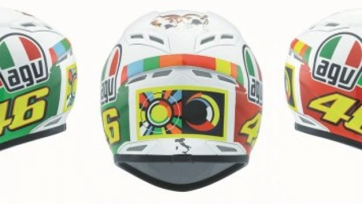 Novità AGV: edizione limitata del casco Valentino's Eye di Rossi