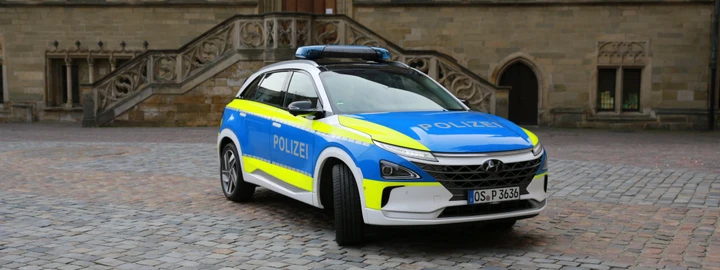 Hyundai: l'auto della polizia in Europa