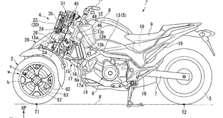 Honda a tre ruote: depositati i brevetti