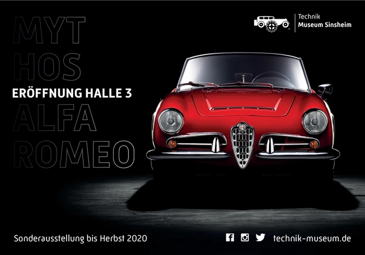 Mito Alfa Romeo: la mostra del Museo della Tecnica di Sinsheim