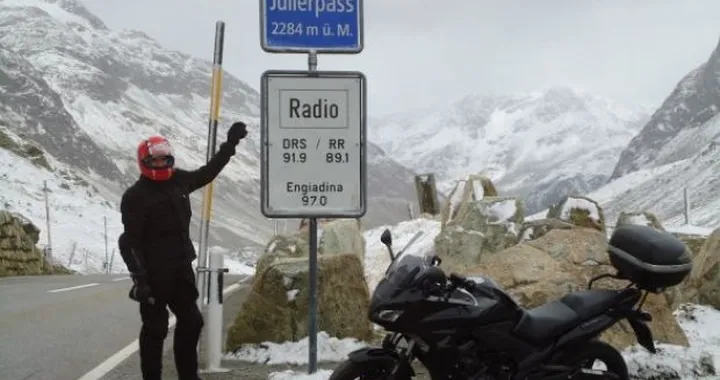 Foto del giorno: Julierpass sotto la neve