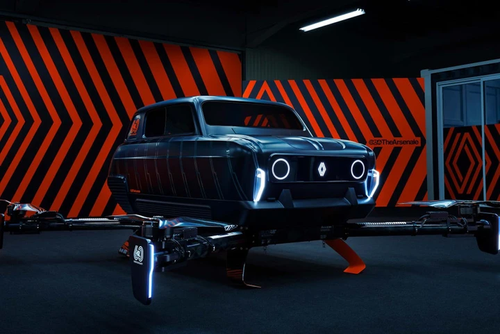 Renault AIR4 Concept: il drone volante ispirato all'iconica utilitaria francese