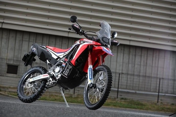 Honda CRF250 Rally al Motorcycle Show di Osaka