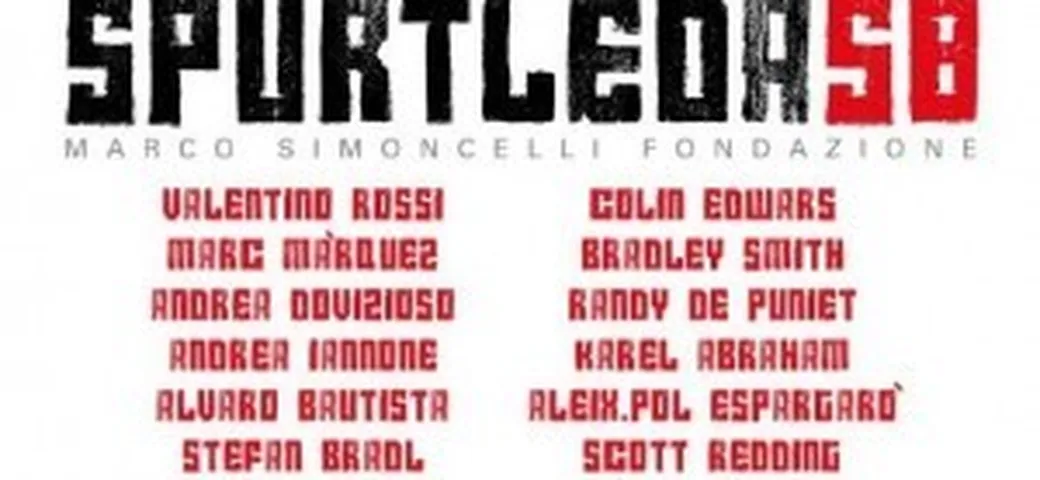 Spurtleda: Rossi, Marquez e Dovizioso in pista per ricordare Simoncelli