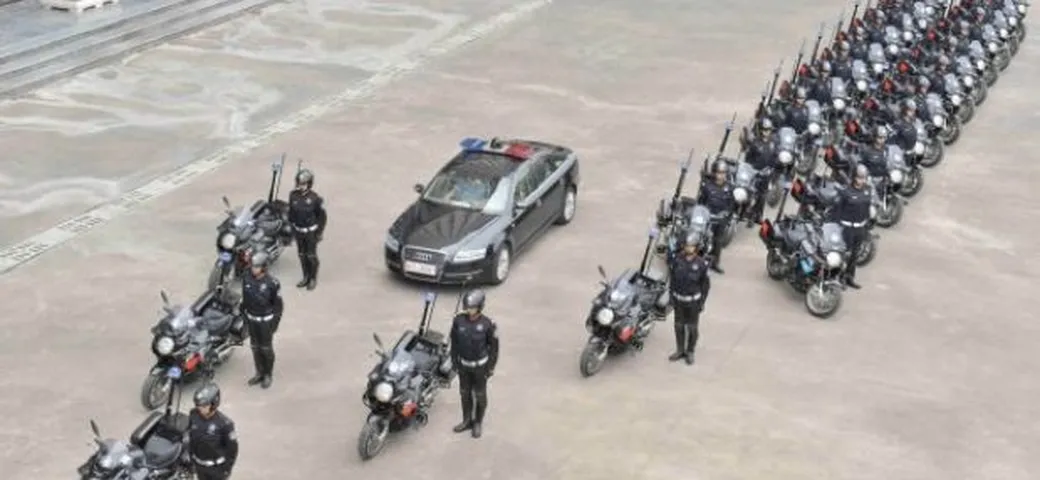 Aprilia Mana 850 in dotazione alla Polizia di Chongqing