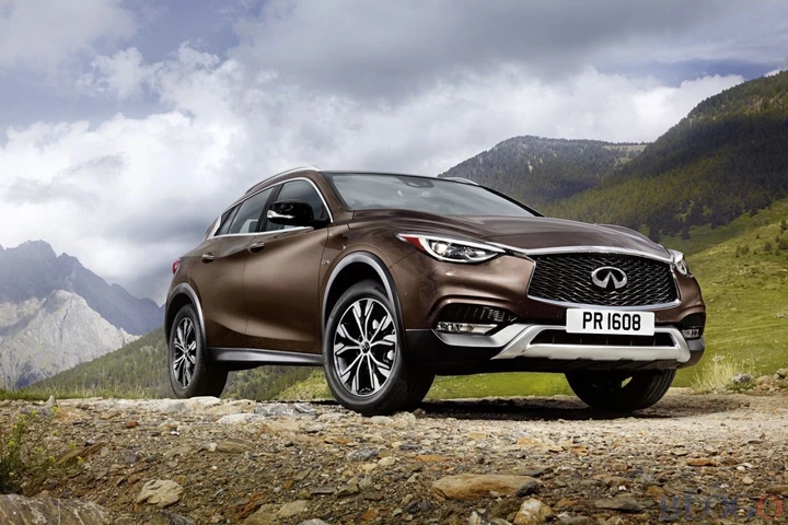 Infiniti QX30: i prezzi per l'Italia