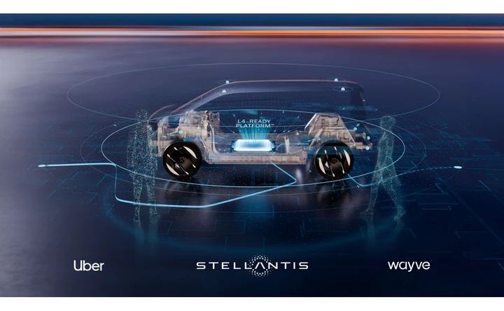 Stellantis, Uber e Wayve insieme: arrivano i robotaxi senza conducente
