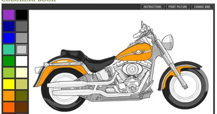 Colora la tua Harley Davidson