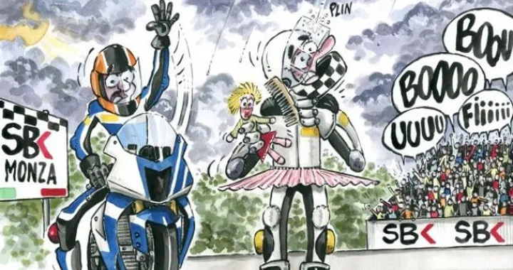 Piloti SBK, pettinatori di bambole!