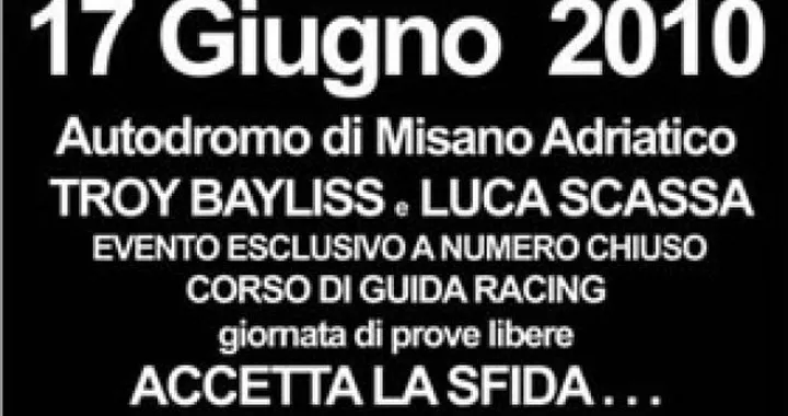 In pista a Misano con Luca Scassa e Troy Bayliss