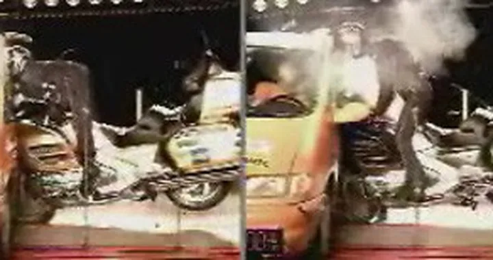 Goldwing Airbag, video paura!