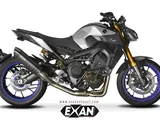 Yamaha MT-09: ecco tre scarichi Exan con uscita alta o bassa