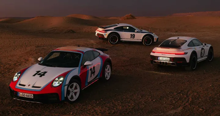 Porsche 911 Dakar: arrivano tre nuove livree tra cui l’iconica Martini