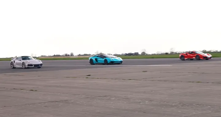 Ferrari, Lamborghini e Porsche: chi vincerà la drag race? [Video]
