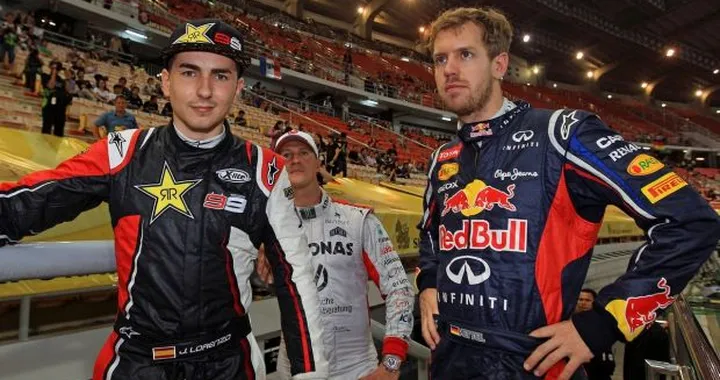 Jorge Lorenzo si arrende a Vettel nella ROC 2012