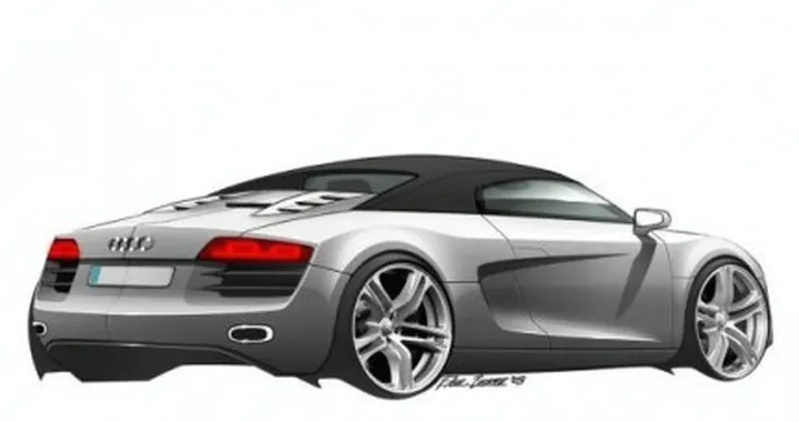 Audi: presentati i bozzetti di R8 spider, A5 Sportback, A7 ed A8