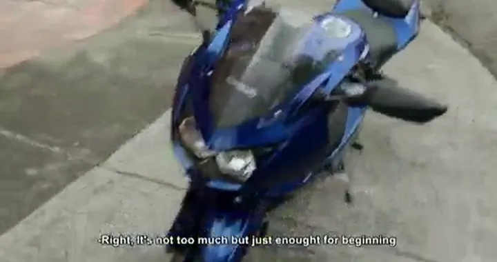 Kawasaki Ninja 250 Crash