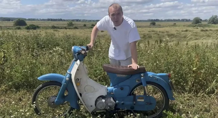 Una Honda Cub d'epoca con motore 190 cc: il progetto diventa realtà