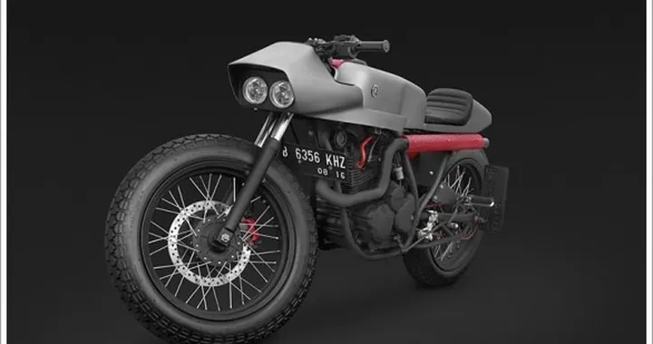 Yamaha Scorpio “Kamen Rider” di Thrive Motorcycles