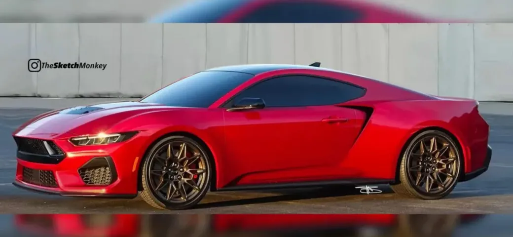 Ford Mustang con motore centrale: un rendering per sognare