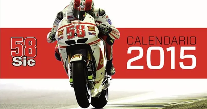 Calendario 2015 dedicato a Marco Simoncelli