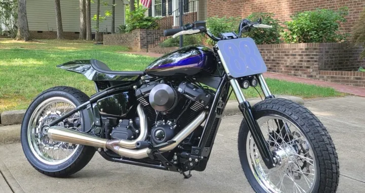 Questa Harley Street Bob da 163 CV è un autentico mostro da strada