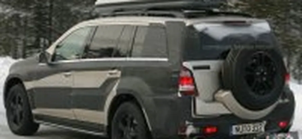 Spy-shot Classe G Mercedes