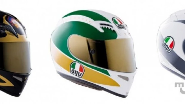 AGV T-2 Replica dei Campionissimi Giacomo Agostini, Barry Sheene e Algel Nieto
