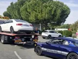 Automobilista a 210 km/h su strada a limite 110: multa, sospensione patente e sequestro veicolo