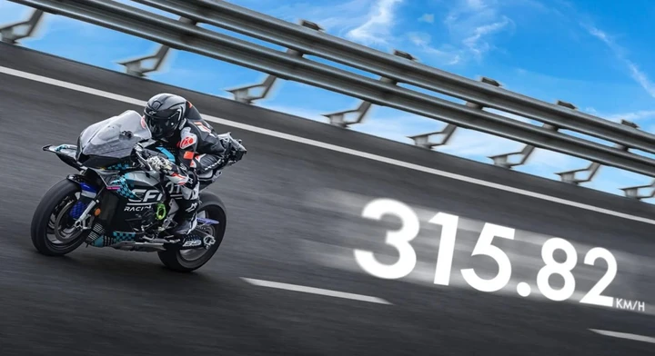 CFMOTO V4 SR-RR da record: la superbike cinese supera i 315 km/h