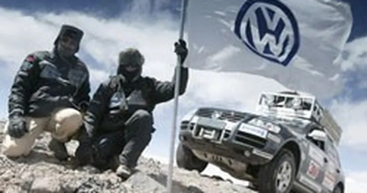 Una Touareg in cima al mondo