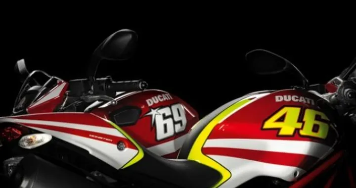 Ducati Monster 796 Replica MotoGP Rossi e Hayden al Ducati MotoGP Night