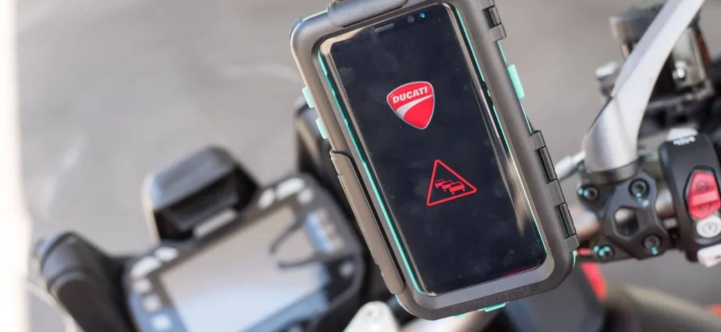 Ducati testa con Audi il radar anti collisione  C-V2X di Qualcomm