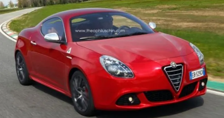 Alfa Romeo Giulietta: ricostruzione grafica della Sprint