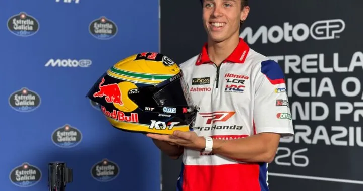 Diogo Moreira omaggia Ayrton Senna: casco speciale per il GP del Brasile