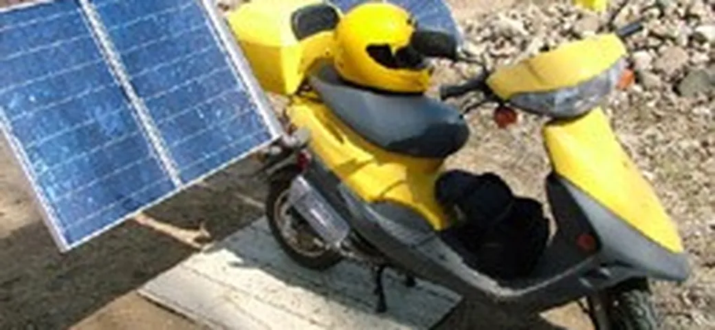 Scooter a energia solare