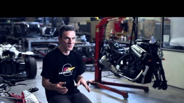 Yamaha V-Max Special Lazareth, Roland Sands e Marcus Walz /video