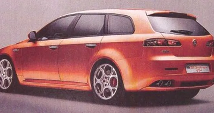 Ipotesi di Alfa 159 Sportwagon GTA
