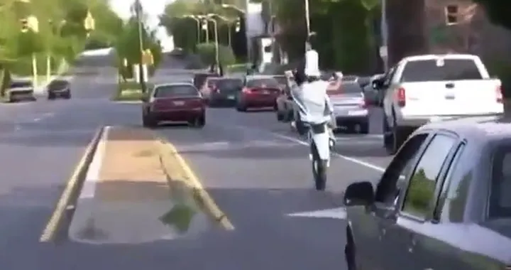 Impennata nel traffico