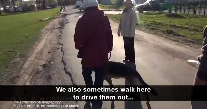 Gli automobilisti in Russia