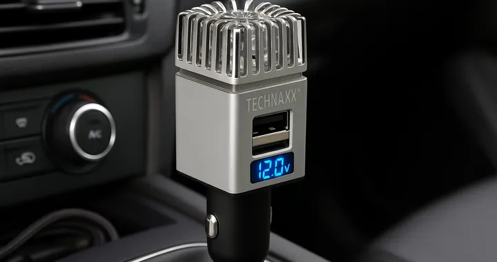 Technaxx TX-130: aria pulita e doppia ricarica in auto a meno di 10 euro