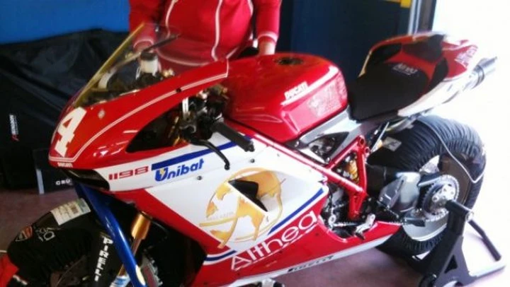 Test a Vallelunga per il Team Althea con Giuliano, Baroni e Conforti