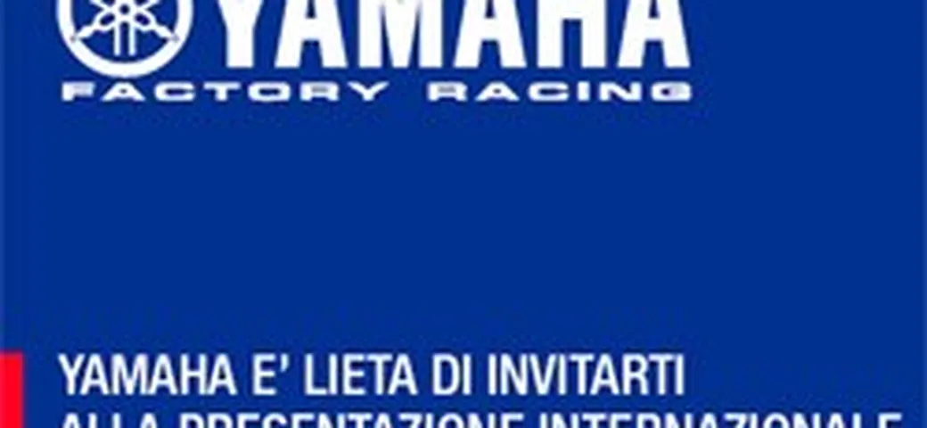 Presentazione Team Yamaha Factory Racing