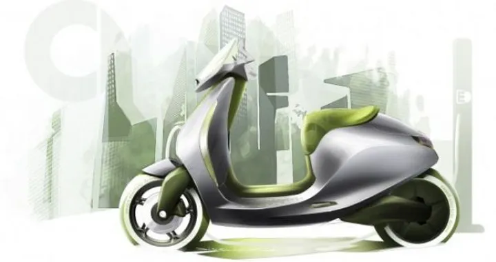 Smart e-scooter: lo scooter elettrico plug-in al Salone dell'Auto di Parigi