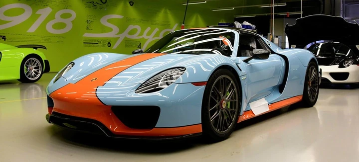 La Porsche 918 diventa Gulf