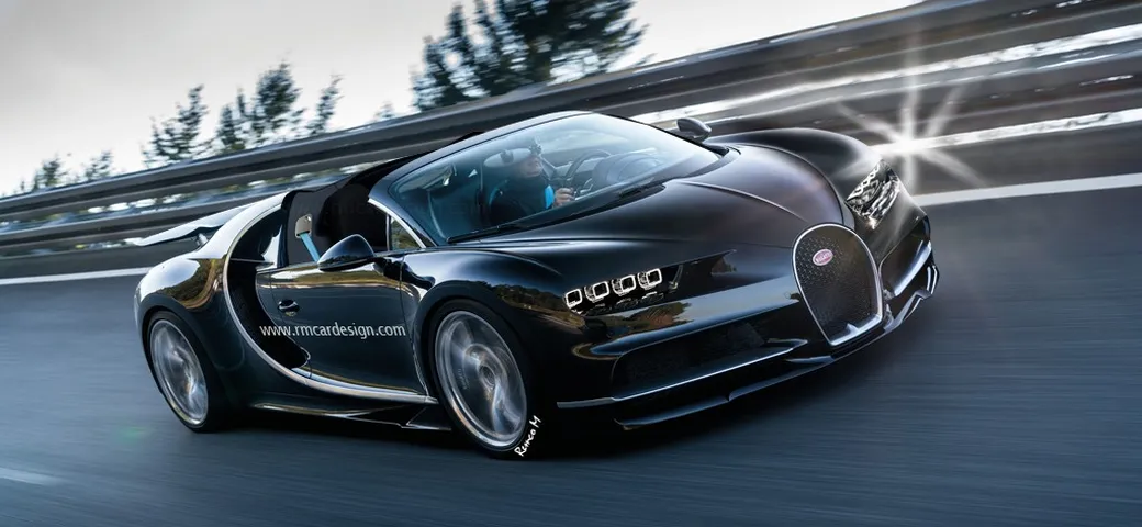 Render Bugatti Chiron Grand Sport Roadster
