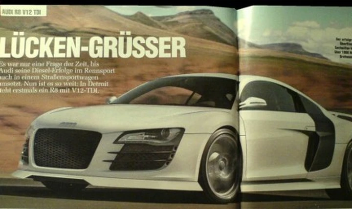 Audi R8 V12 TDI: gasolio, e non sentirlo...