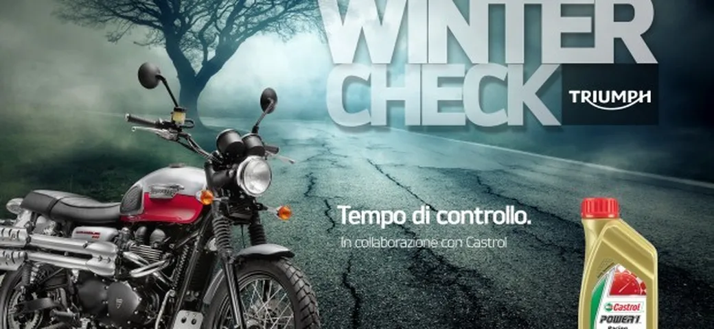 Triumph Winter Check: prepara la tua moto per i mesi più freddi