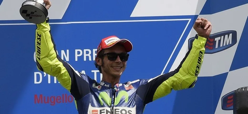 Valentino Rossi 3° al Mugello: 